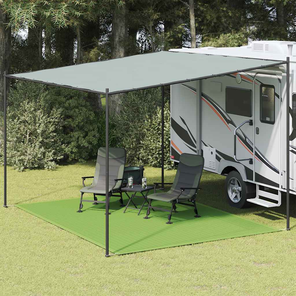 vidaXL Tent Carpet Light Green 300x400 cm HDPE