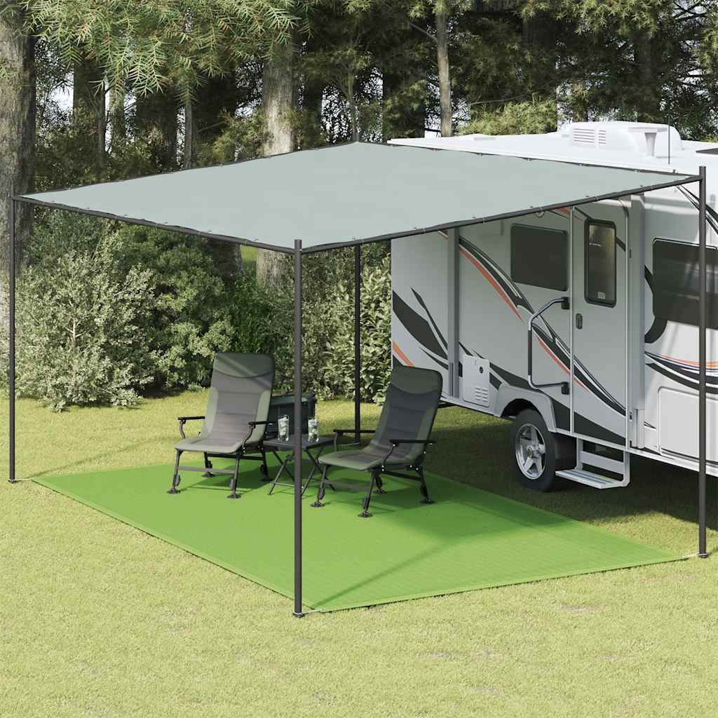 vidaXL Tent Carpet Light Green 300x600 cm HDPE