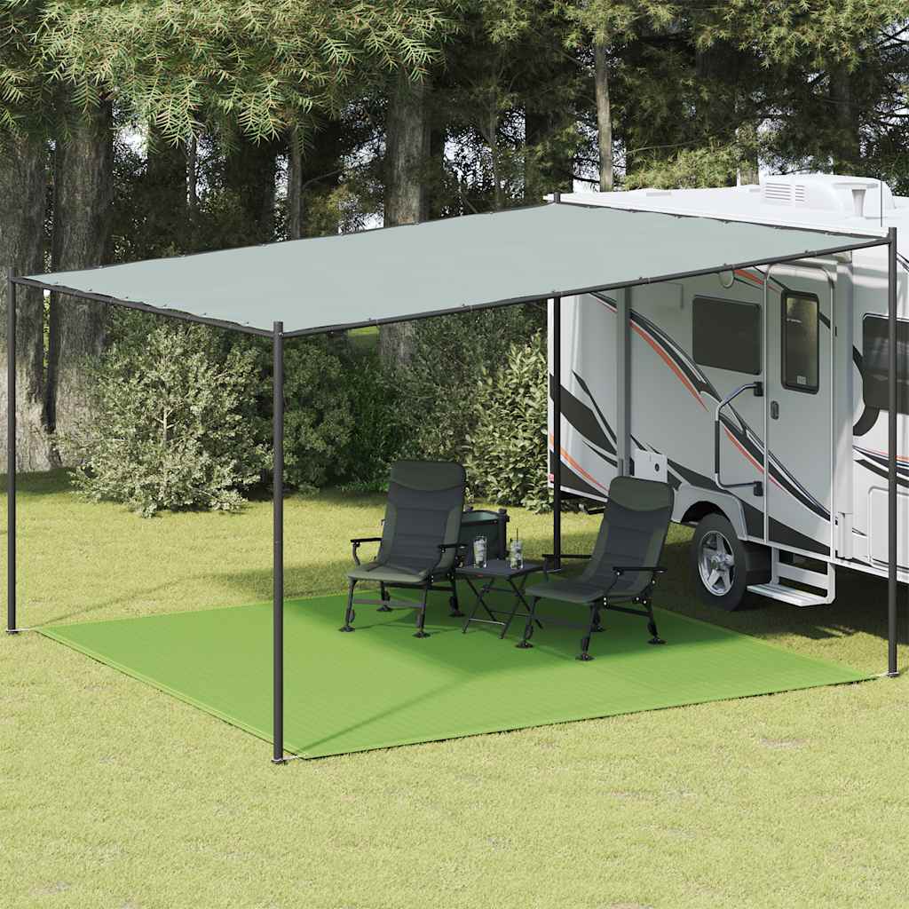 vidaXL Tent Carpet Light Green 400x400 cm HDPE