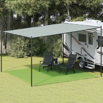 vidaXL Tent Carpet Light Green 400x400 cm HDPE