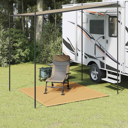 vidaXL Tent Carpet Sand HDPE
