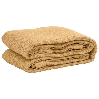 vidaXL Tent Carpet Sand 200x400 cm HDPE