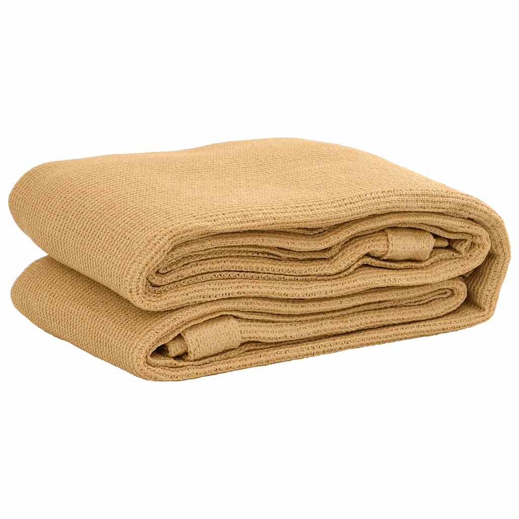 vidaXL Tent Carpet Sand 300x400 cm HDPE