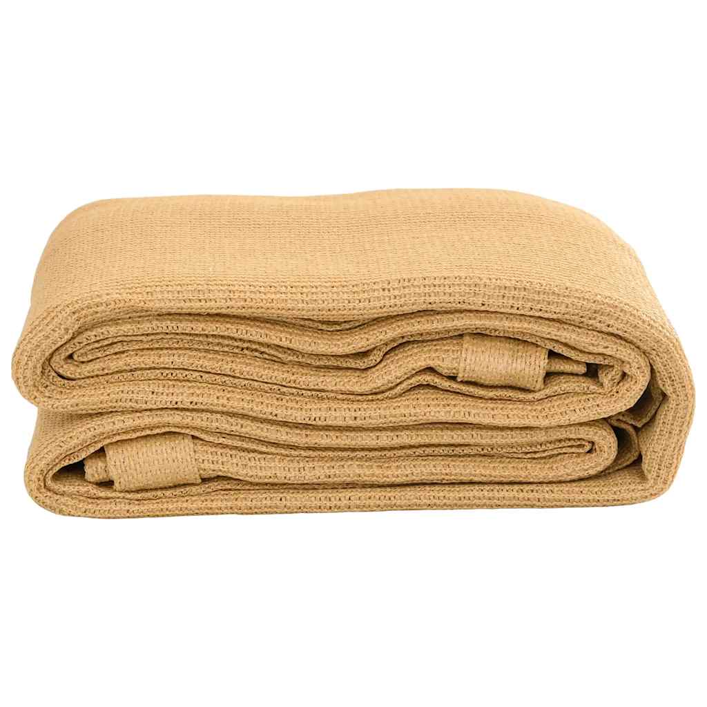 vidaXL Tent Carpet Sand 400x500 cm HDPE
