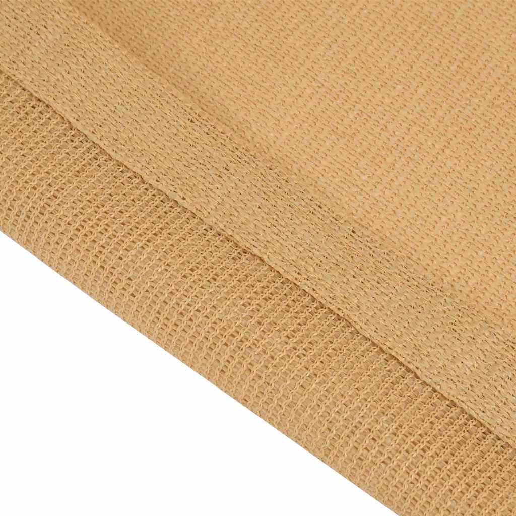 vidaXL Tent Carpet Sand 400x500 cm HDPE