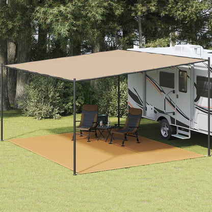 vidaXL Tent Carpet Sand 400x500 cm HDPE