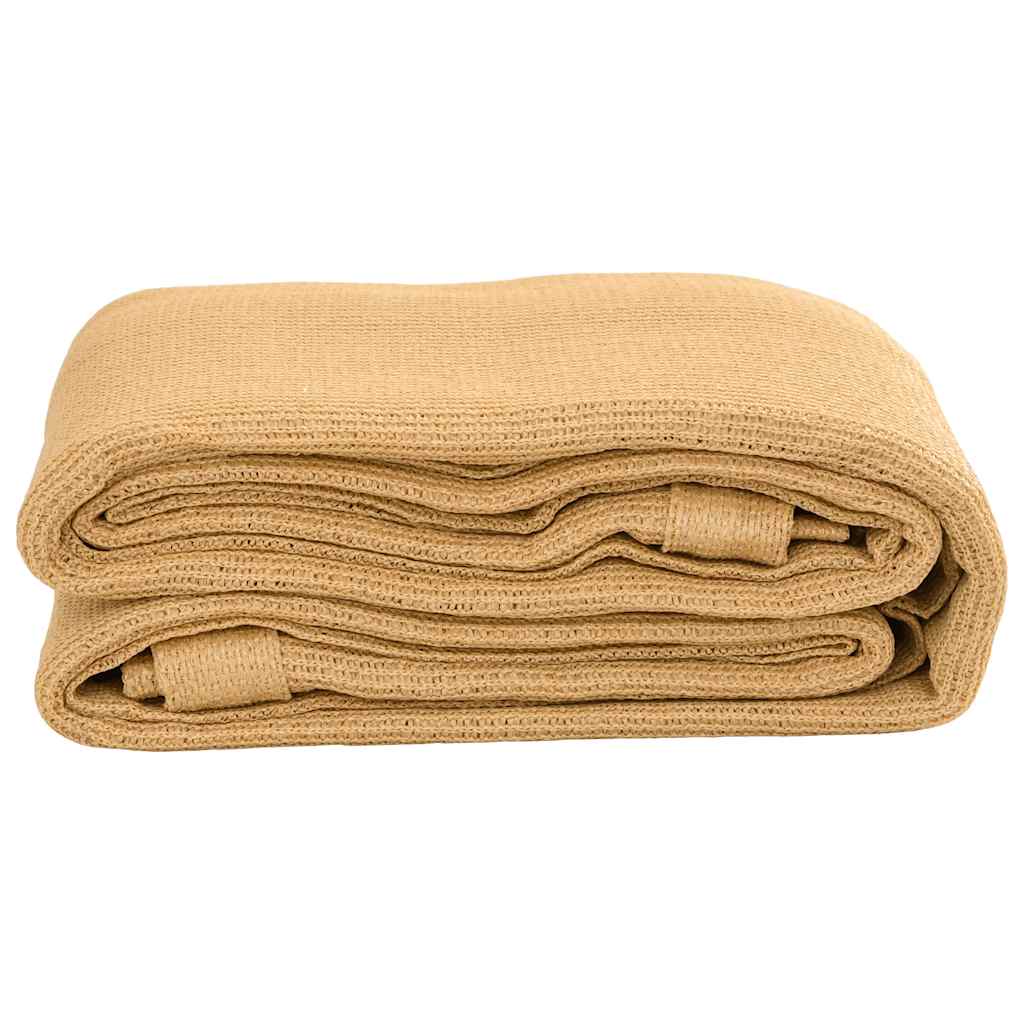 vidaXL Tent Carpet Sand 400x600 cm HDPE