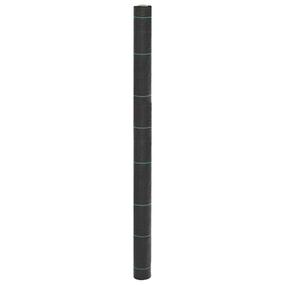 vidaXL Weed Membrane Black 1.5x10 m PP