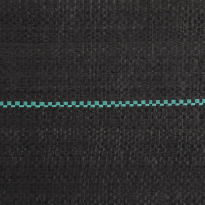 vidaXL Weed Membrane Black 1.5x150 m PP