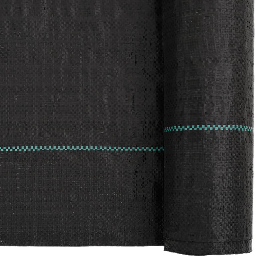 vidaXL Weed Membrane Black 4x5 m PP