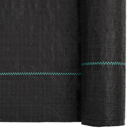 vidaXL Weed Membrane Black 4x5 m PP