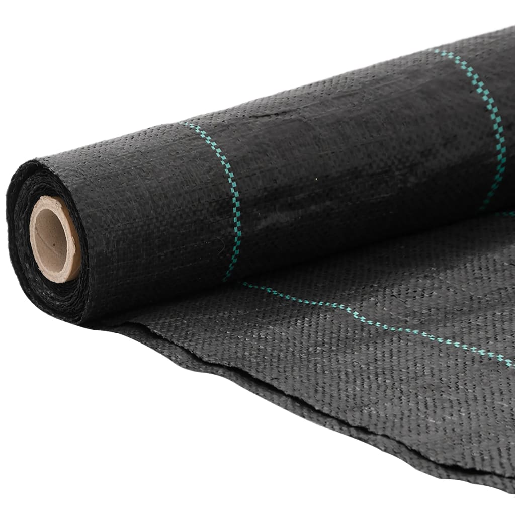 vidaXL Weed Membrane Black 4x5 m PP