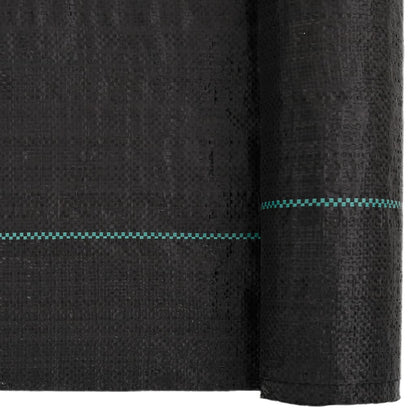 vidaXL Weed Membrane Black 4x5 m PP
