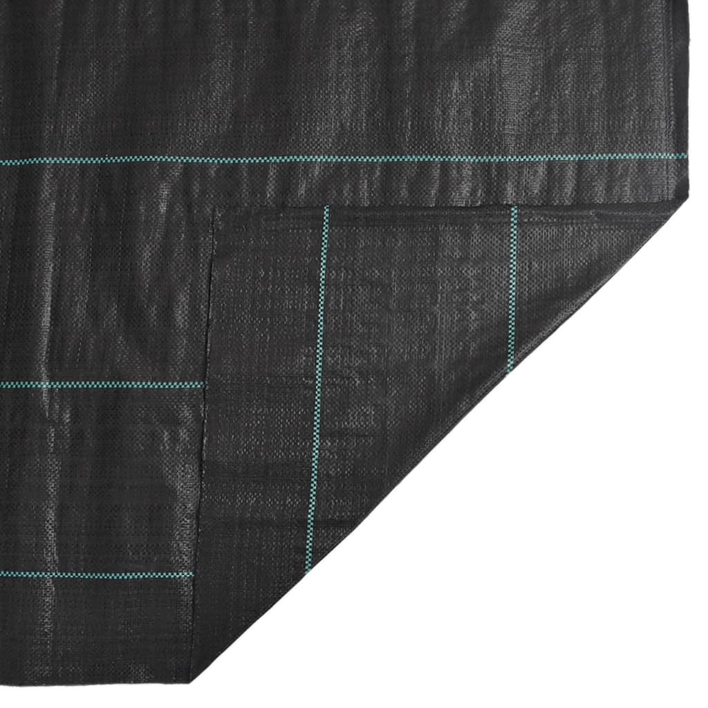 vidaXL Weed Membrane Black 4x5 m PP