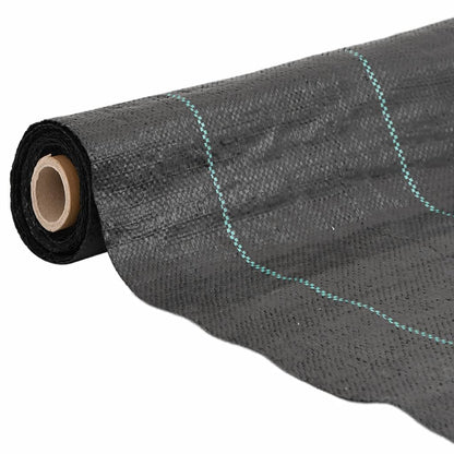 vidaXL Weed Membrane Black 4x25 m PP
