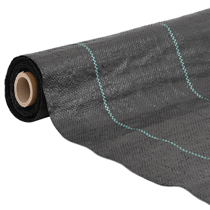 vidaXL Weed Membrane Black 4x50 m PP