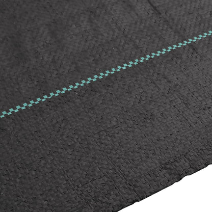 vidaXL Weed Membrane Black 4x50 m PP