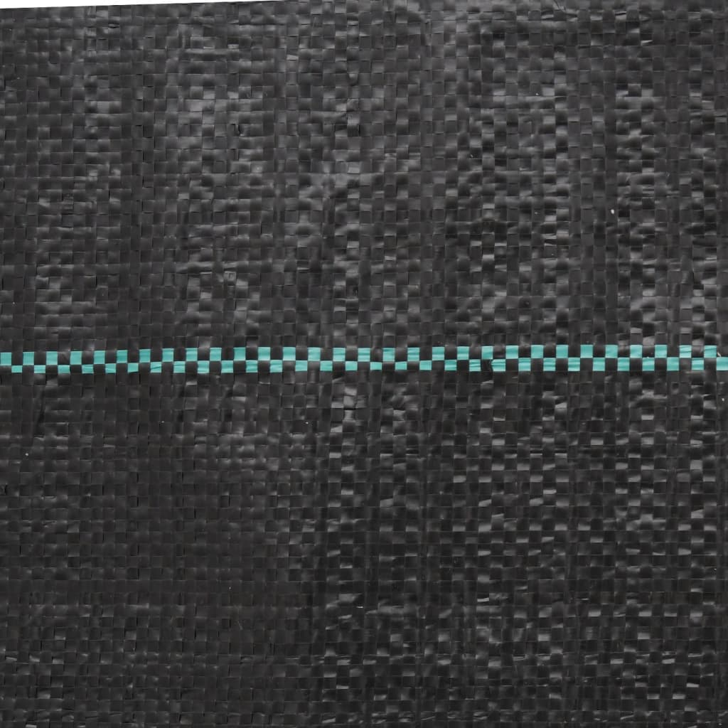 vidaXL Weed Membrane Black 4x50 m PP