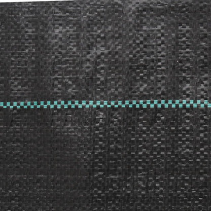 vidaXL Weed Membrane Black 4x50 m PP