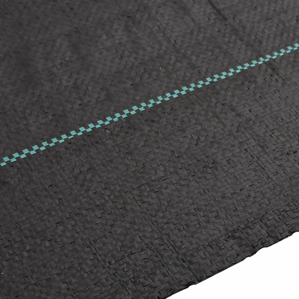 vidaXL Weed Membrane Black 4x100 m PP