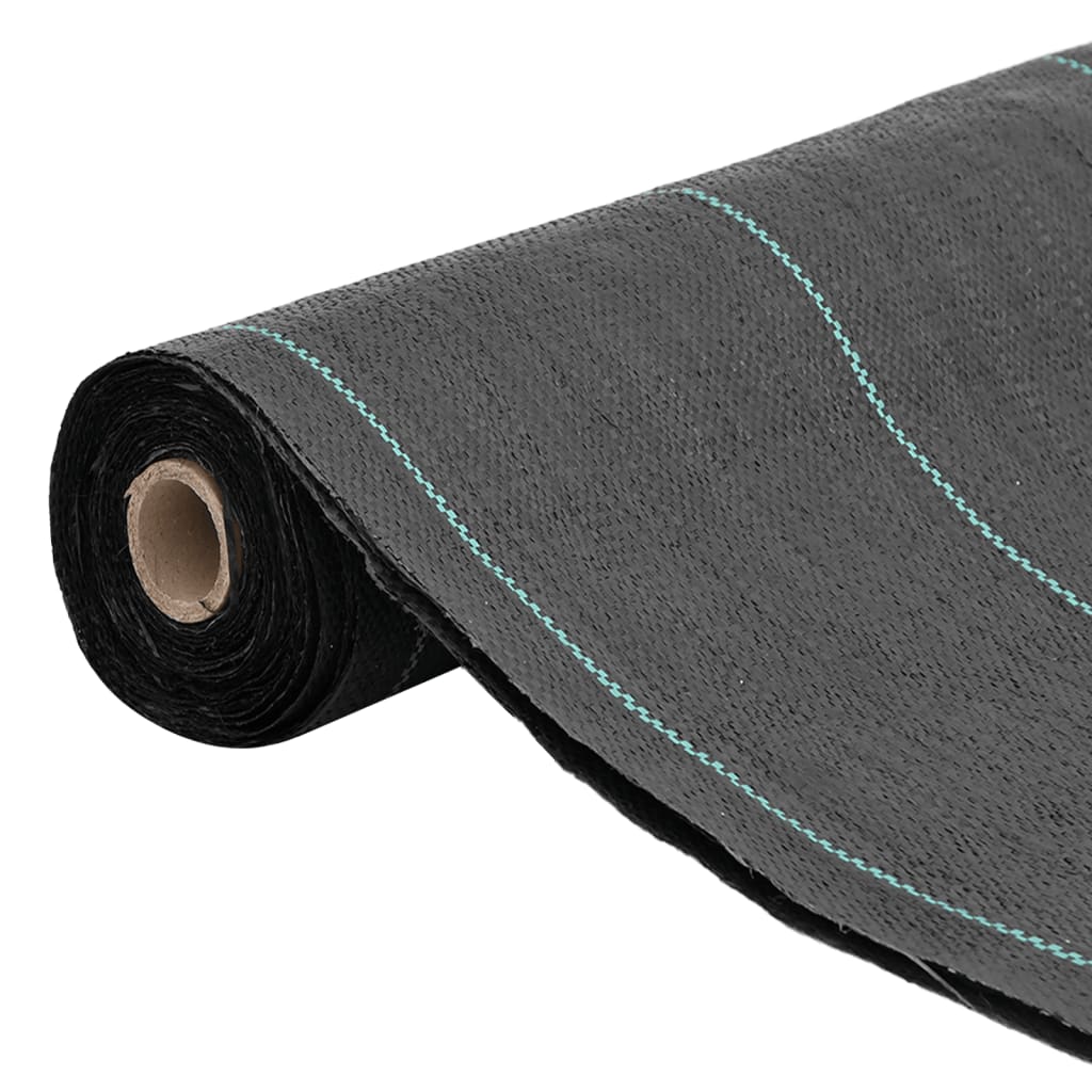 vidaXL Weed Membrane Black 0.5x25 m PP