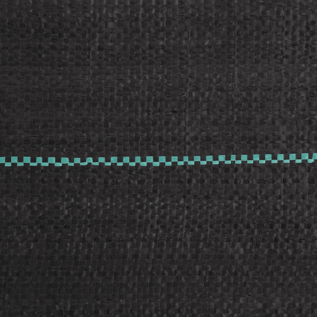 vidaXL Weed Membrane Black 0.5x50 m PP