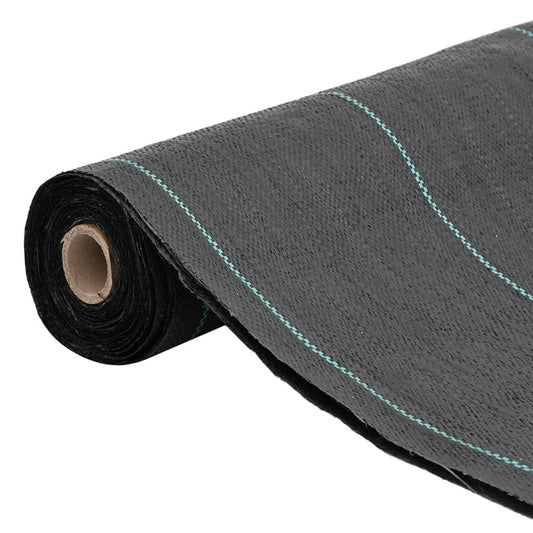 vidaXL Weed Membrane Black 0.5x150 m PP