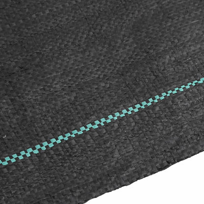 vidaXL Weed Membrane Black 1.5x50 m PP