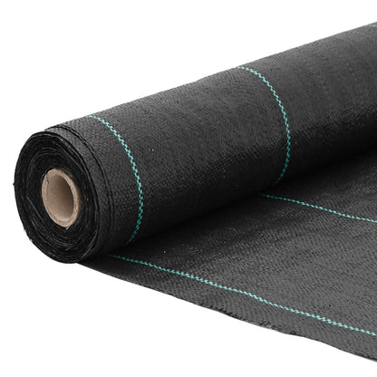 vidaXL Weed Membrane Black 1.5x150 m PP