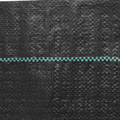 vidaXL Weed Membrane Black 2x100 m PP