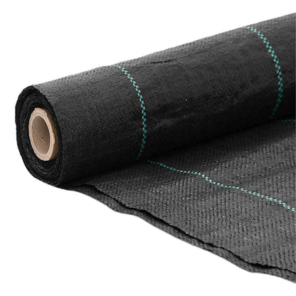 vidaXL Weed Membrane Black 4x10 m PP