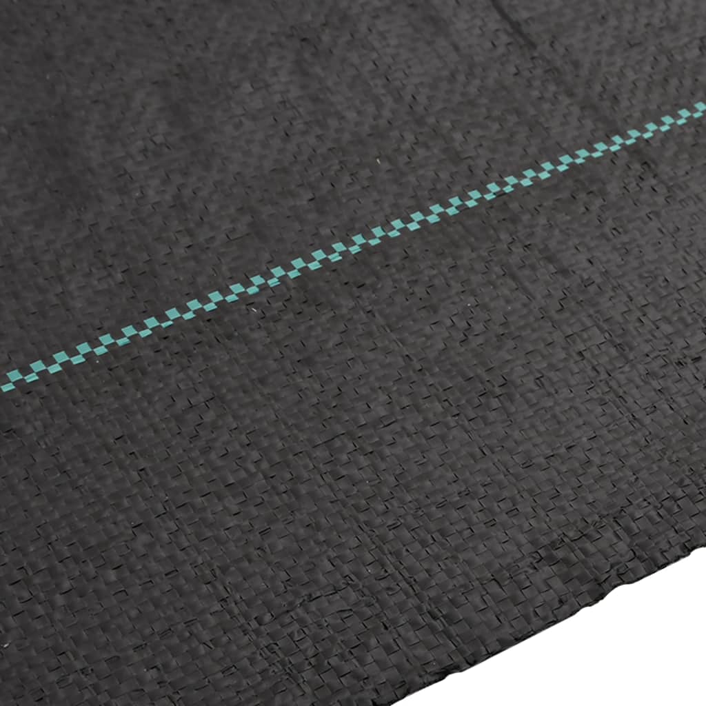 vidaXL Weed Membrane Black 4x50 m PP
