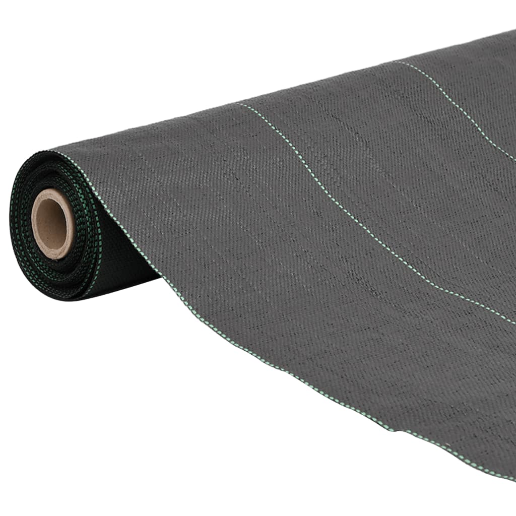 vidaXL Weed Membrane Black 0.5x10 m PP