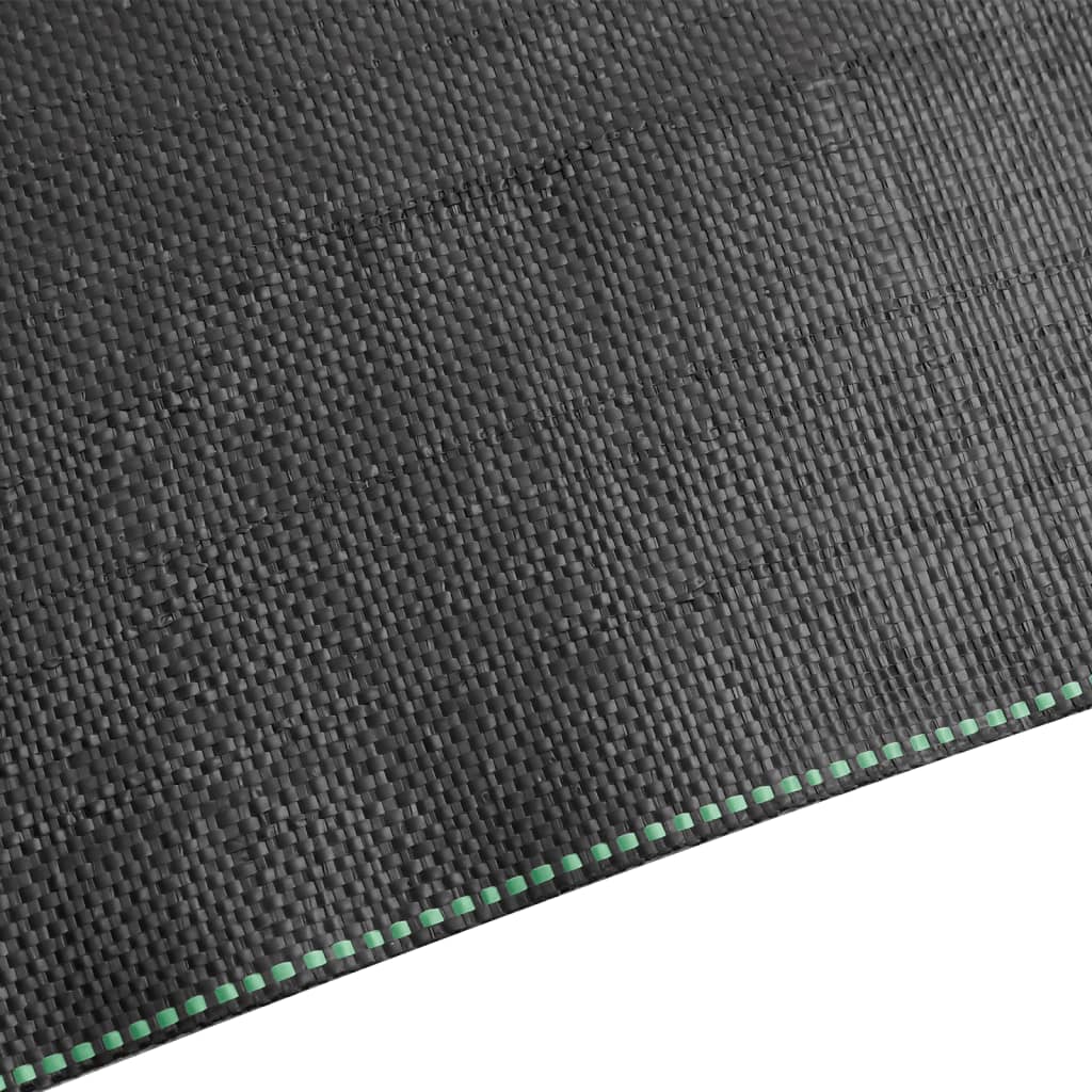 vidaXL Weed Membrane Black 0.5x10 m PP