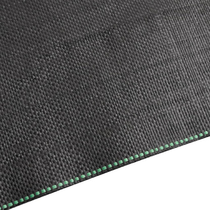 vidaXL Weed Membrane Black 0.5x25 m PP