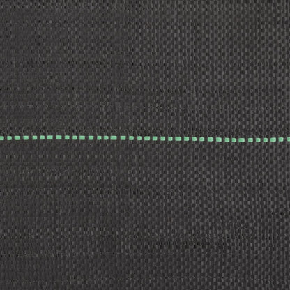 vidaXL Weed Membrane Black 0.5x25 m PP