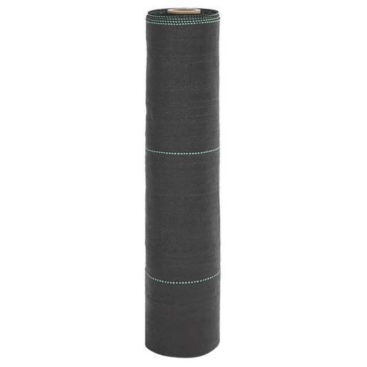 vidaXL Weed Membrane Black 0.5x50 m PP