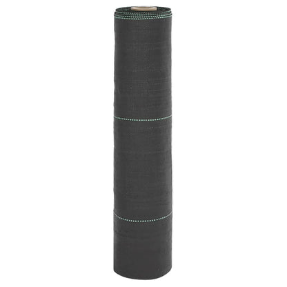 vidaXL Weed Membrane Black 0.5x50 m PP