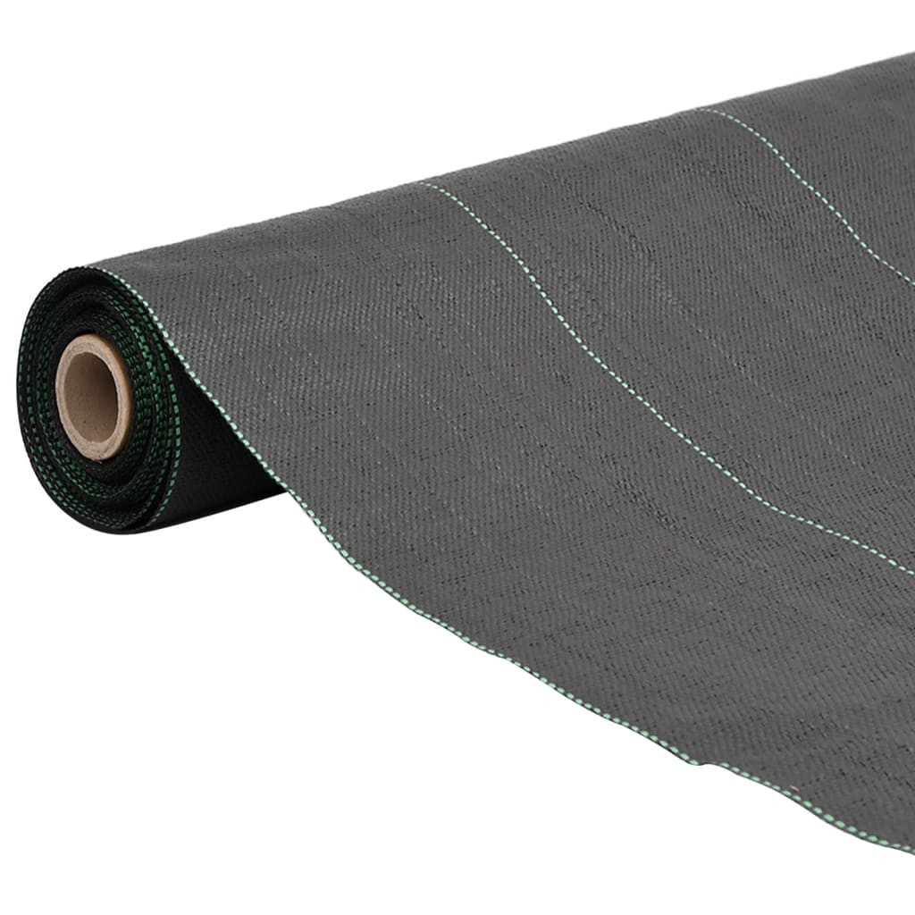 vidaXL Weed Membrane Black 0.5x50 m PP