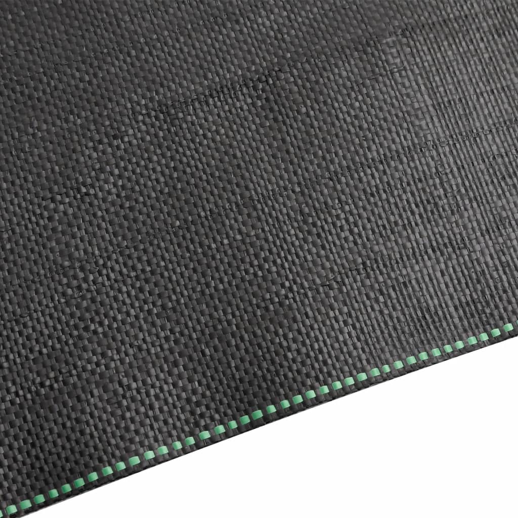 vidaXL Weed Membrane Black 0.5x50 m PP