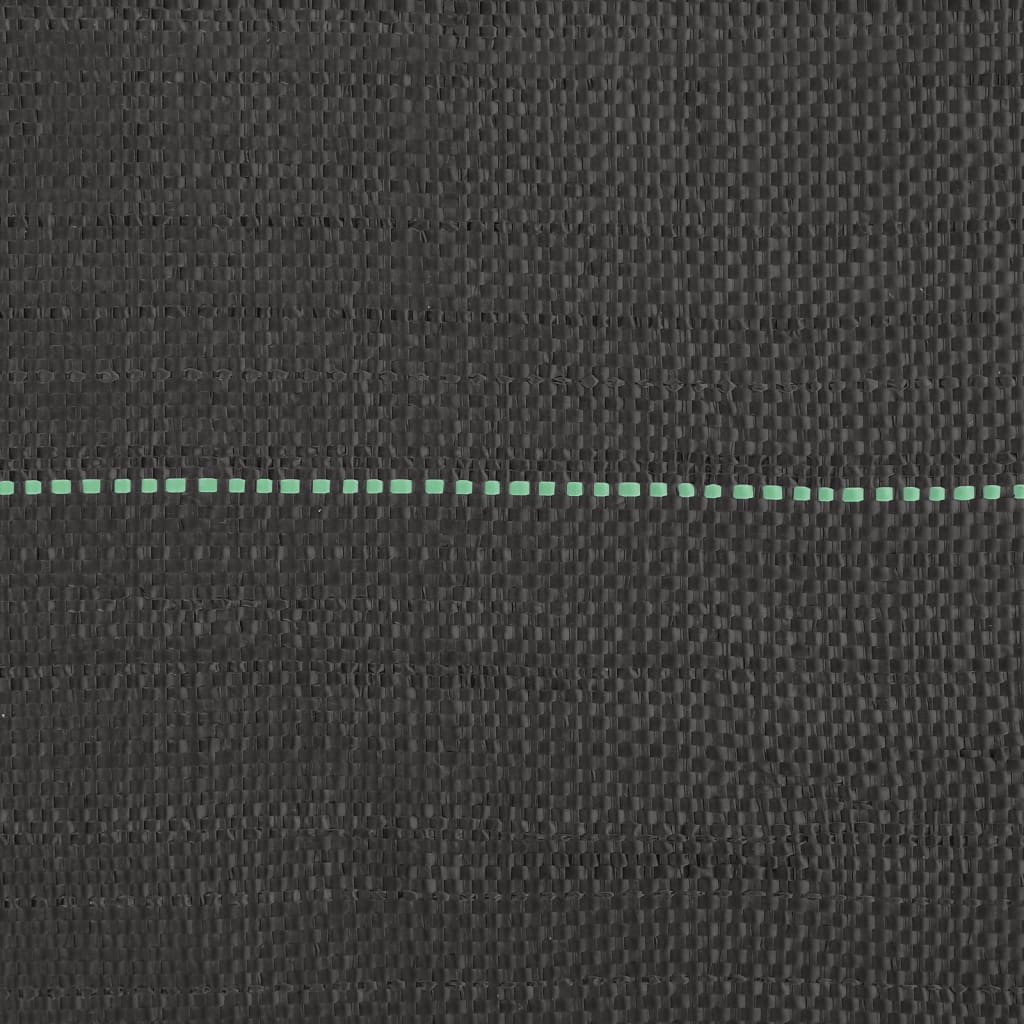 vidaXL Weed Membrane Black 0.5x50 m PP