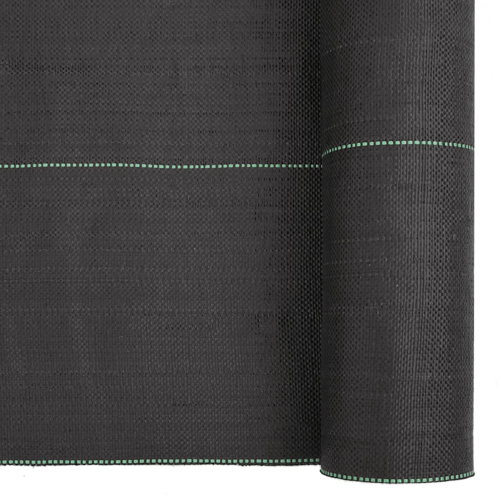 vidaXL Weed Membrane Black 0.5x50 m PP