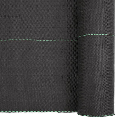 vidaXL Weed Membrane Black 0.5x50 m PP