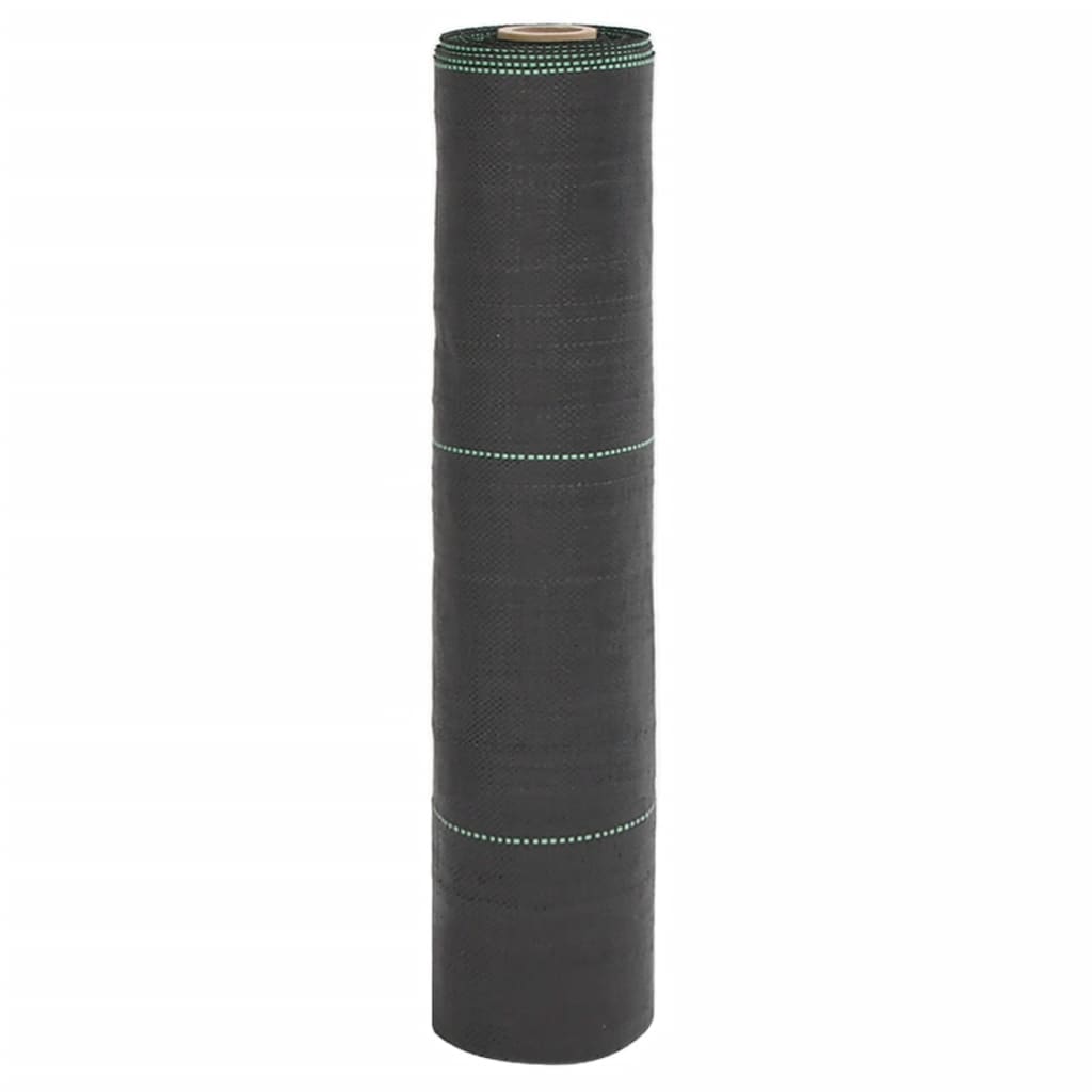 vidaXL Weed Membrane Black 0.5x200 m PP