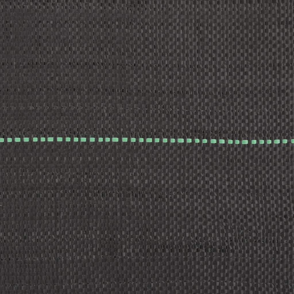 vidaXL Weed Membrane Black 1x150 m PP