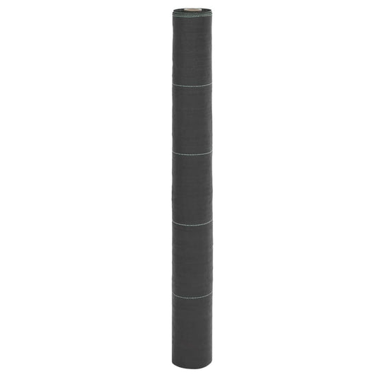 vidaXL Weed Membrane Black 1x200 m PP
