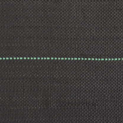 vidaXL Weed Membrane Black 1.5x100 m PP