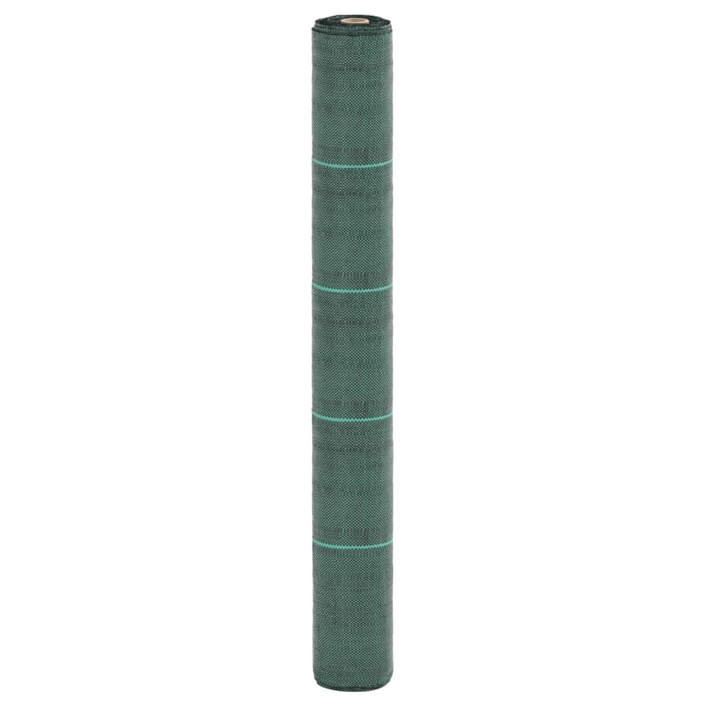 vidaXL Weed Membrane Green 1x200 m PP