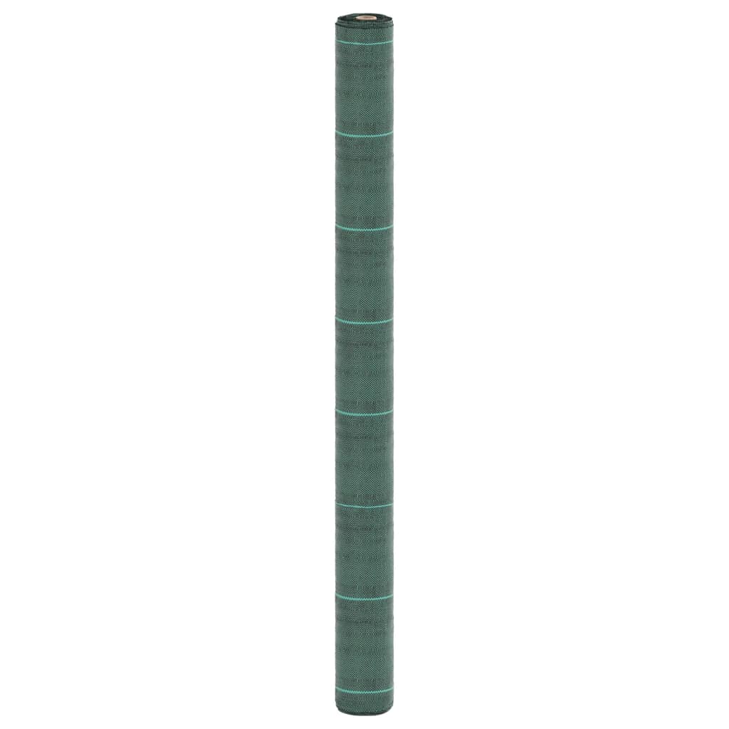 vidaXL Weed Membrane Green 1.5x10 m PP