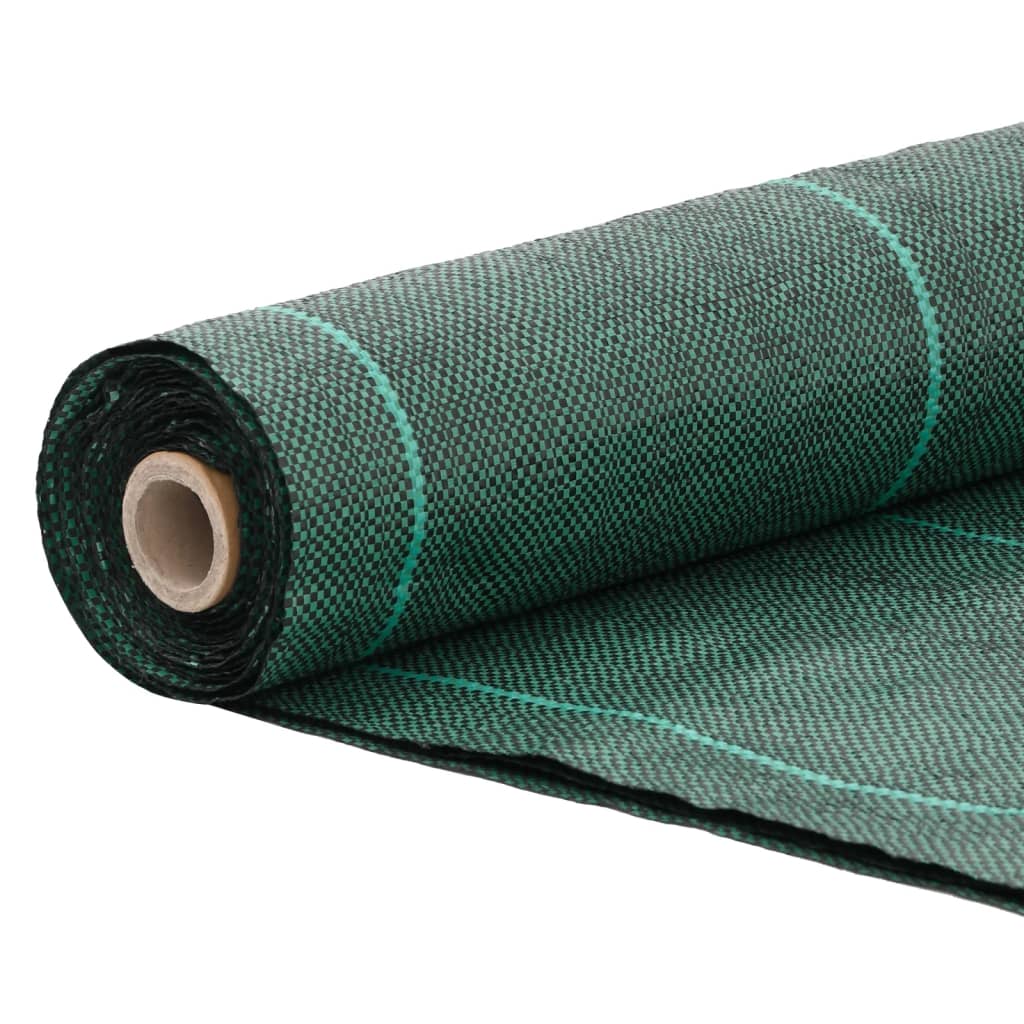 vidaXL Weed Membrane Green 4x5 m PP